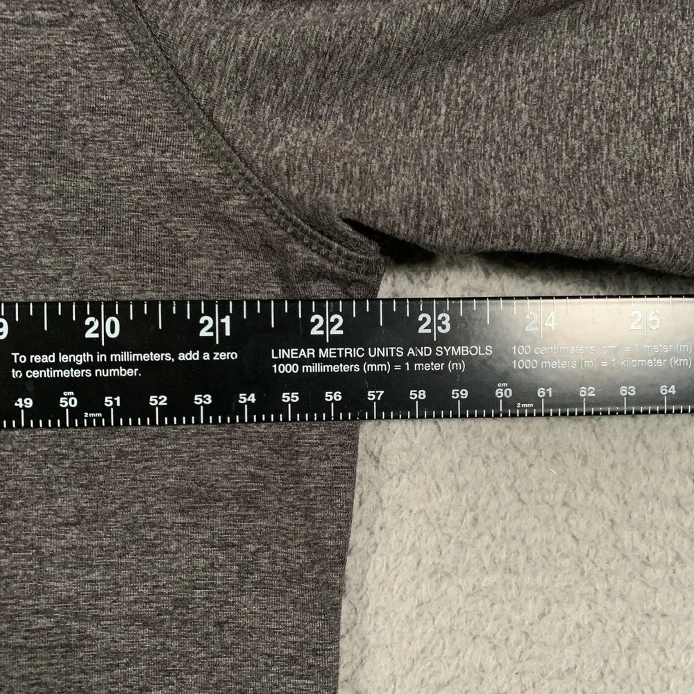 Badlands Every Wear LW 1/4 Zip Pullover Men's Large Gray Heather Outdoor Stretch